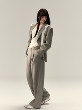 Thick Wool Suit Pants